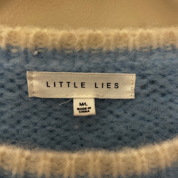 Gentle Fawn Light Blue Crew Neck Sweater - Picture 3 of 3